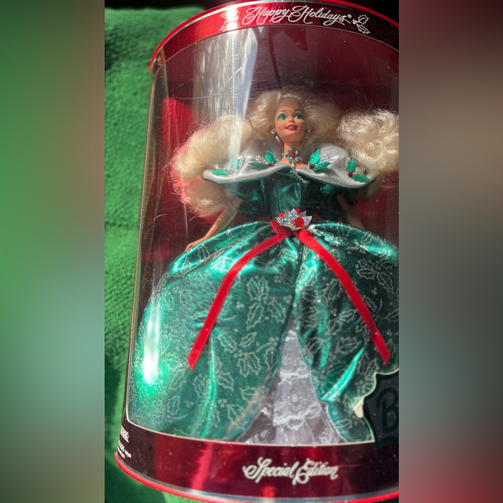 Special Edition Holiday Doll in Green Dress